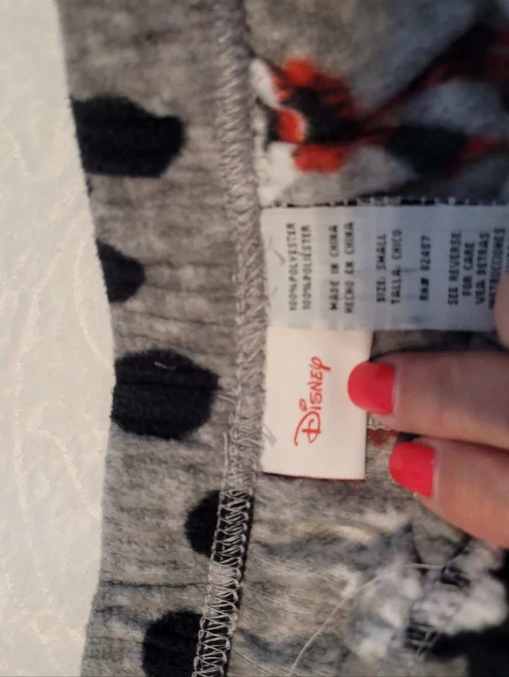 Mickey Mouse Grey Kids Pajama Pants - Cozy Fleece - Picture 3 of 8